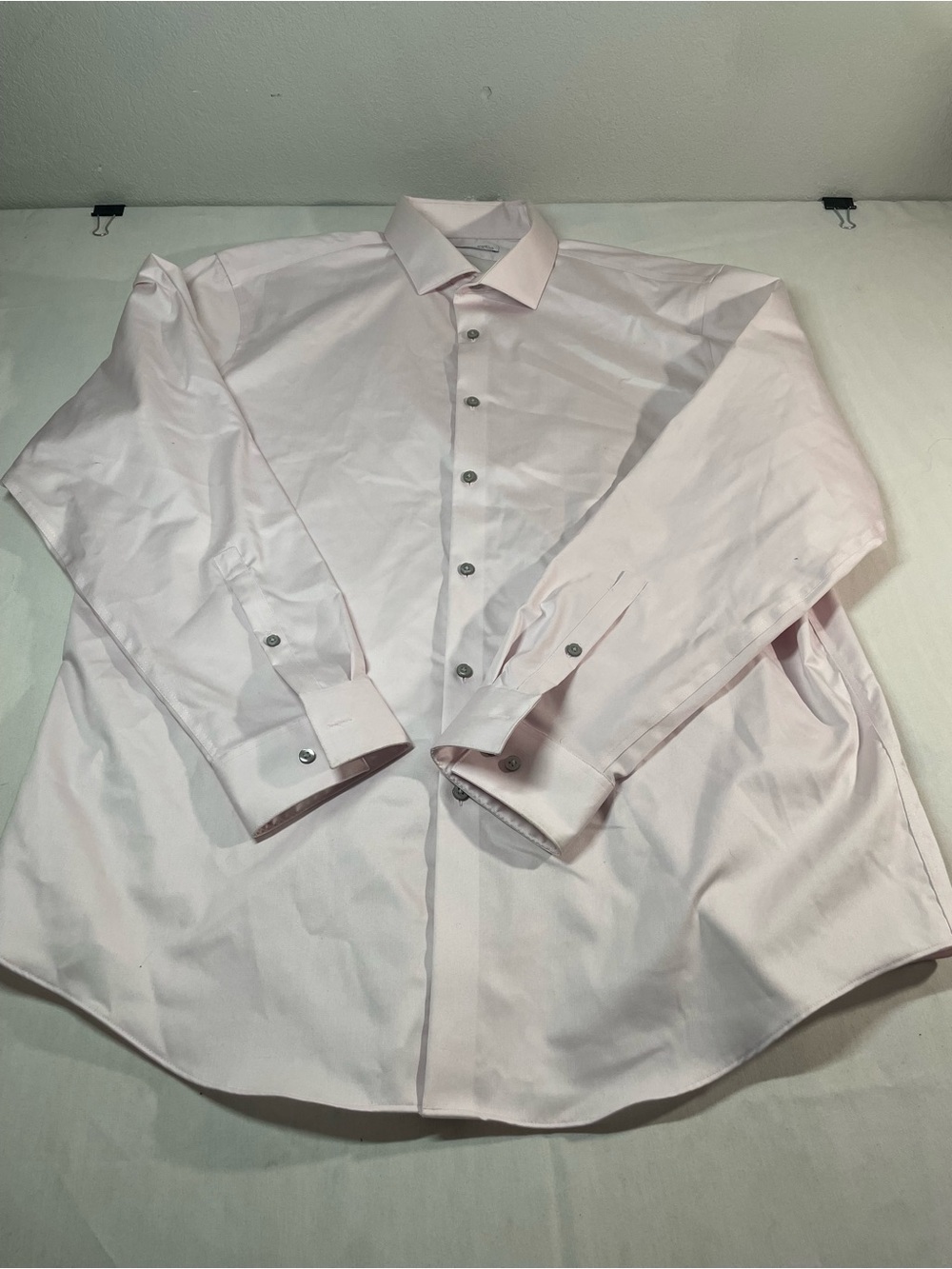 Calvin Klein Light Pink Dress Shirt - Long Sleeve Button-Up
